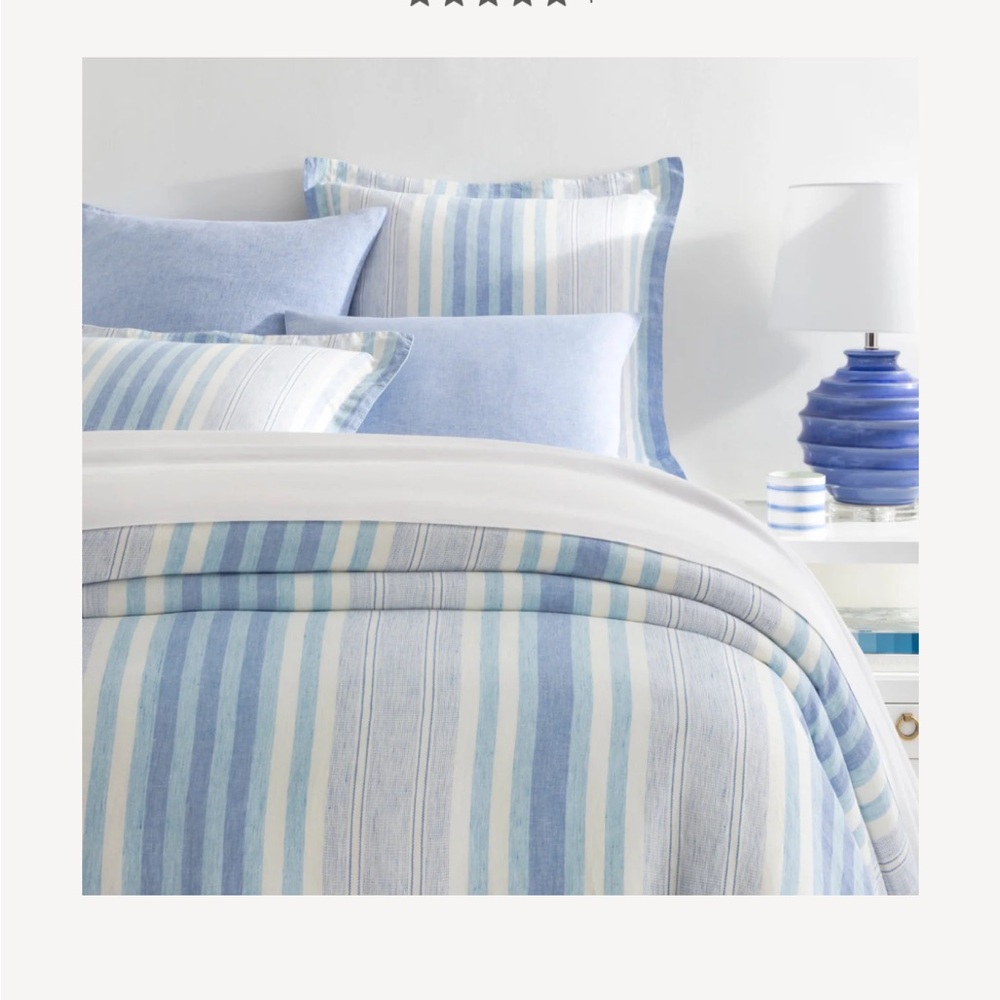Pine Cone Hill by Annie Selke Linen Duvet Cover